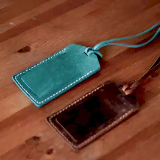 Deri Bagaj Etiketi - Deri Valiz Etiketi