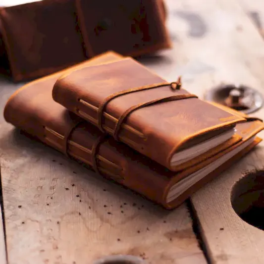 El Yapımı Deri Defter / Büyük